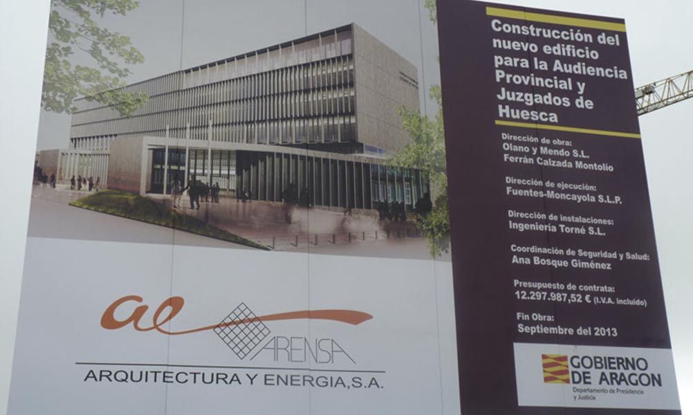 New building of the Provincial Court and Courts of Huesca