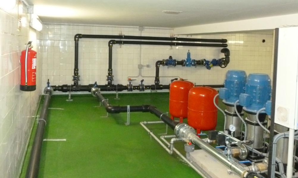 Replacement of water supply in Complejo Guardas Jóvenes - Valdemoro